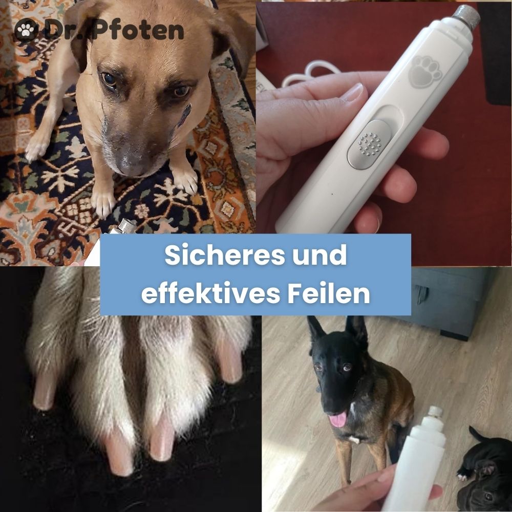 Dr Pfoten KrallenSchleifer Pro - Elektrischer Nagelschleifer Für Hunde