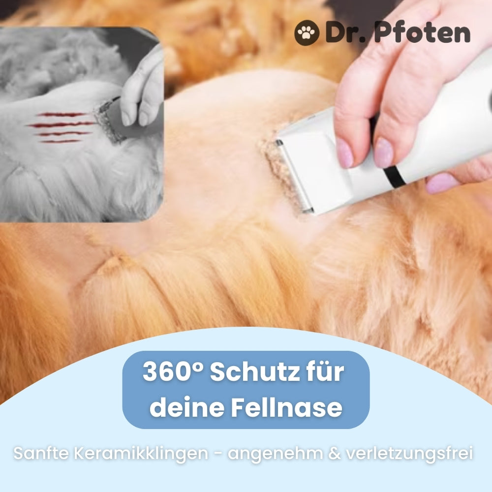 MultiTrim™ Pro - Die stressfreie 4-in-1 Hundeschermaschine