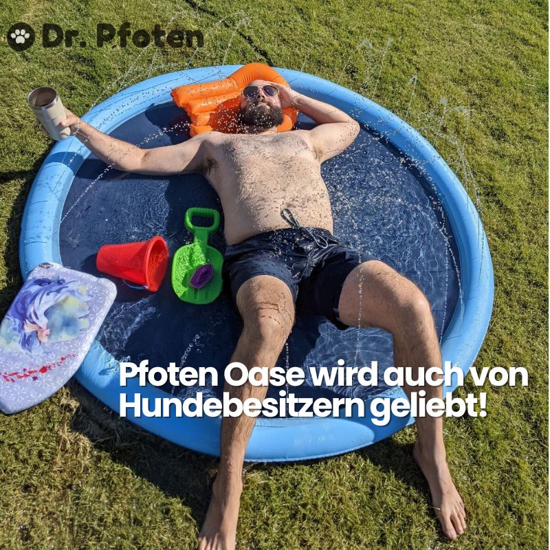 PfotenOase™ - Wasserspielmatte für Hunde